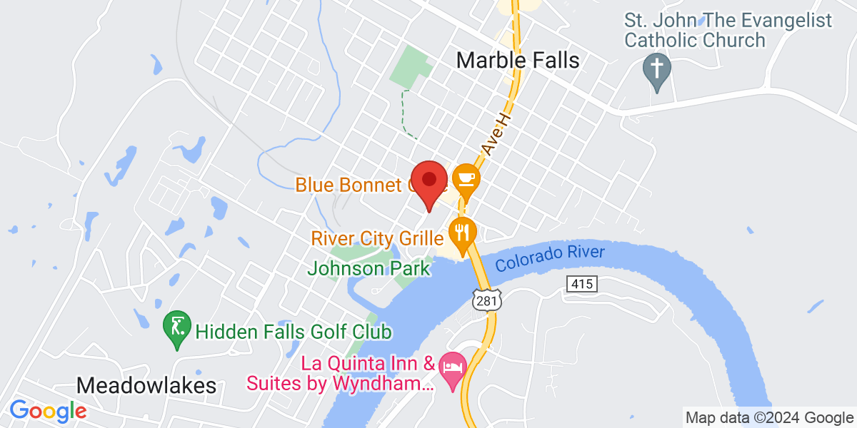 Map of Marble Falls Public Library